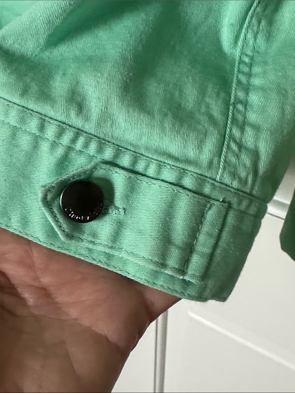 Chadwicks Mint Green Denim Jacket - Picture 3 of 5